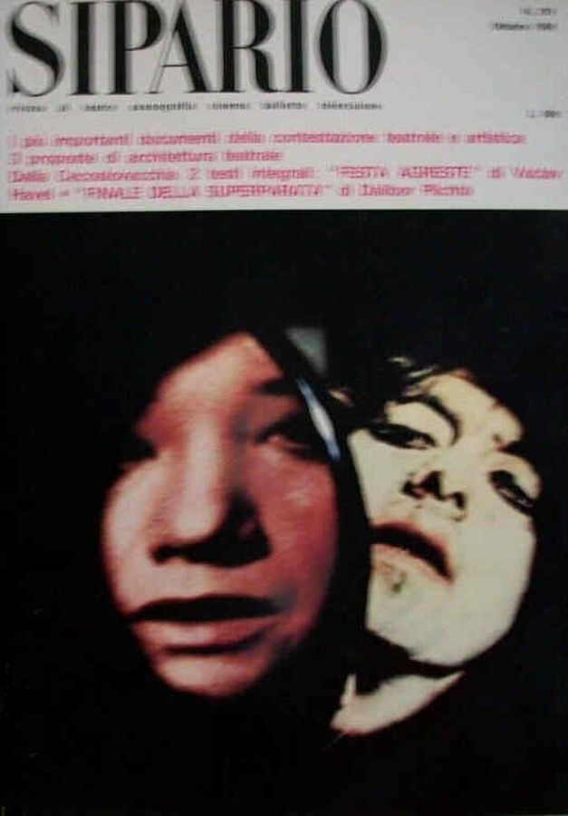 SIPARIO magazine side cover Issue 270 October 1968